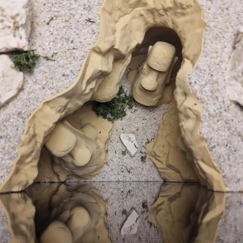 3D Printed Aquarium Hideout Cave | Fish Breeding Shelter Ornament Aquarium Cave Ornament Qme