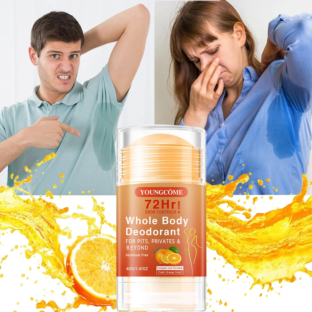 YOUNGCOME 72-Hour Body Deodorant Stick – Unisex, Long-Lasting Deodorant Stick Qst