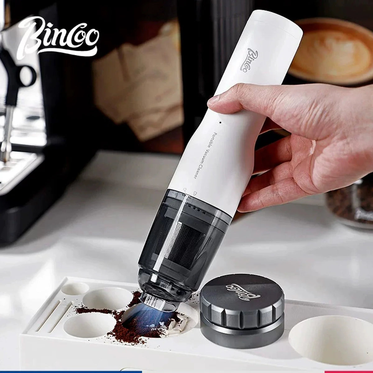 Bincoo Wireless Coffee Powder Extractor & Desktop Vacuum Coffee Vacuum Cleaner Qst