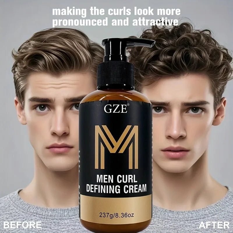 GZE Men Curl Defining Cream – Define & Hydrate Curls & Waves Curl Defining Cream Qme