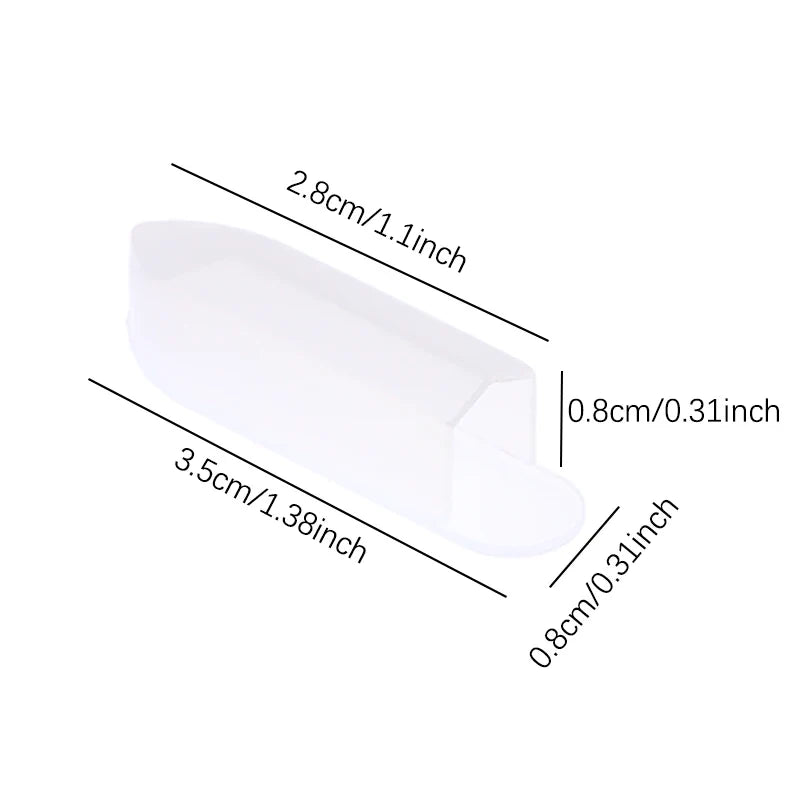 Clear Protective Caps for Nail Cuticle Scissors & Nippers Nail Tool Protector Qme one size