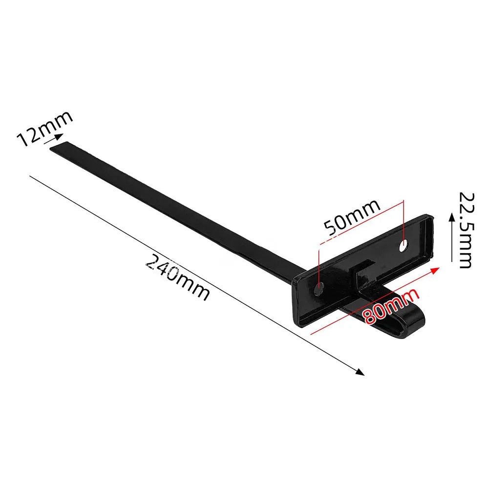 240x80mm Circular Saw Rip Fence Guide Ruler | Metal Saw Guide Ruler Qme