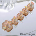 Cat Claw Aurora Resin Nail Display Stand | Press-On Nail Holder Nail Display Stand Qme Champagne Gold