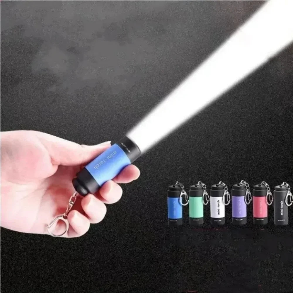 USB Rechargeable LED Keychain Flashlight – Compact & Waterproof LED Keychain Flashlight Qme
