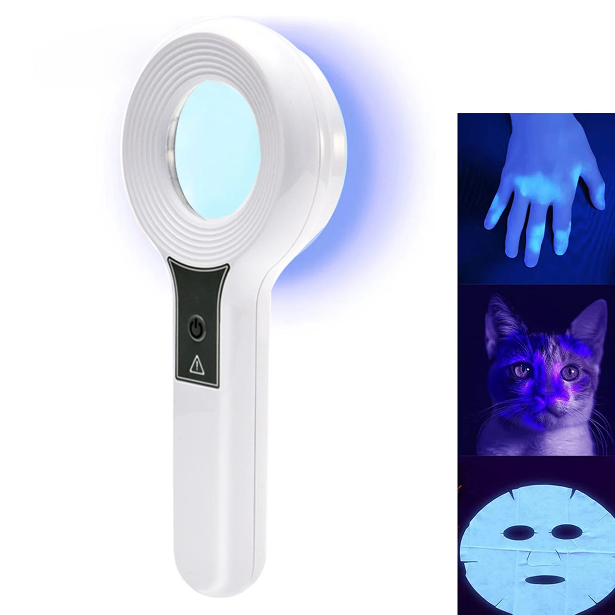 Wood's Lamp UVA Skin Analyzer – Portable USB Rechargeable Skin Analysis Lamp Qst