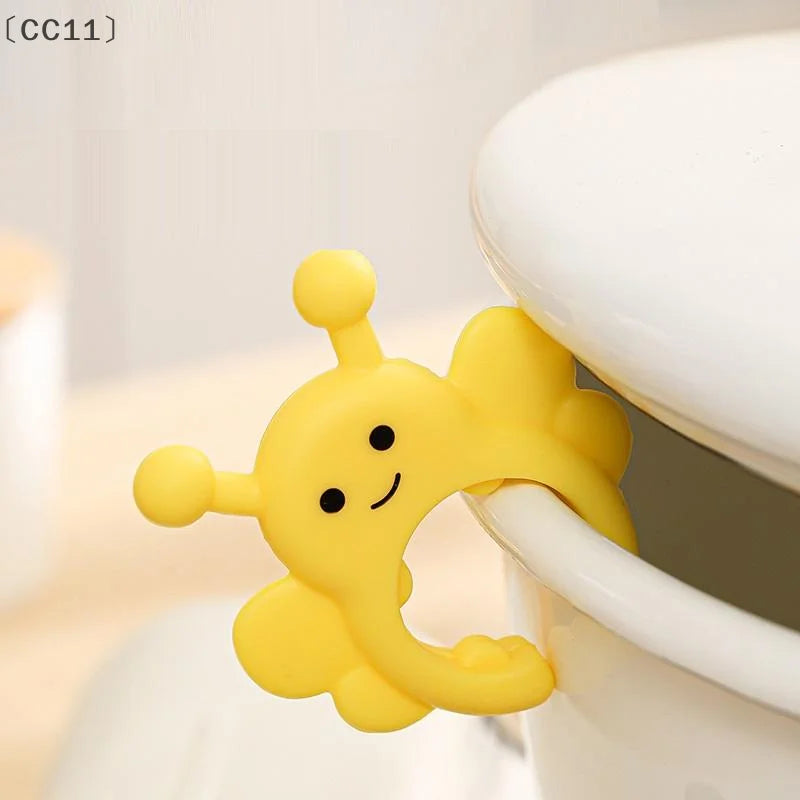 Little Bee Silicone Spatula Holder & Pot Clip | Spoon Rest Silicone Spoon Rest Qme