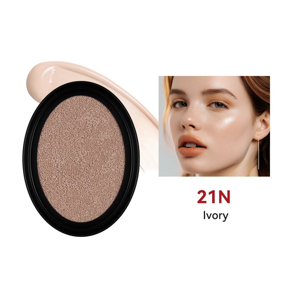 Lakerain Super Fit Cushion Foundation Refill – Waterproof BB Cream Cushion Foundation Qst 21N