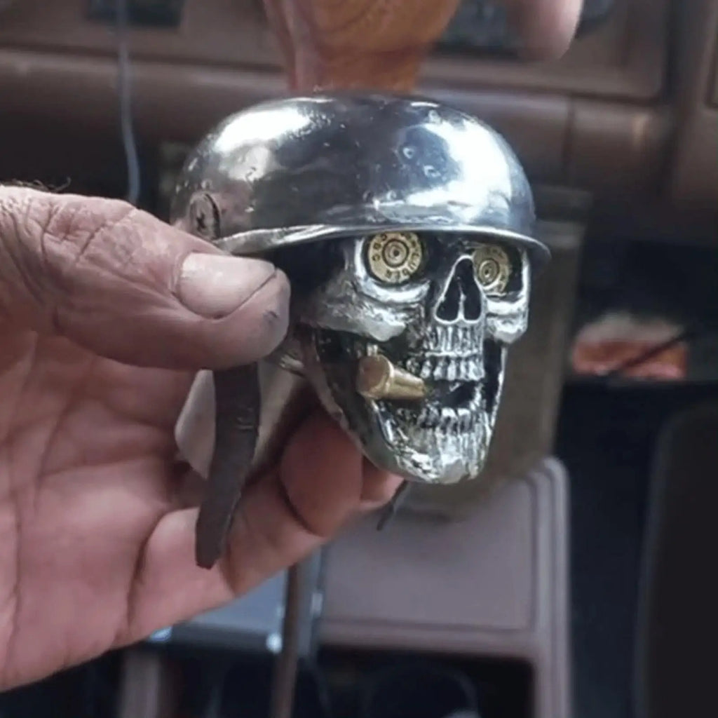 Skull Gear Shift Knob Cover | Skeleton Car Shifter Accessory Gear Shift Cover Qme