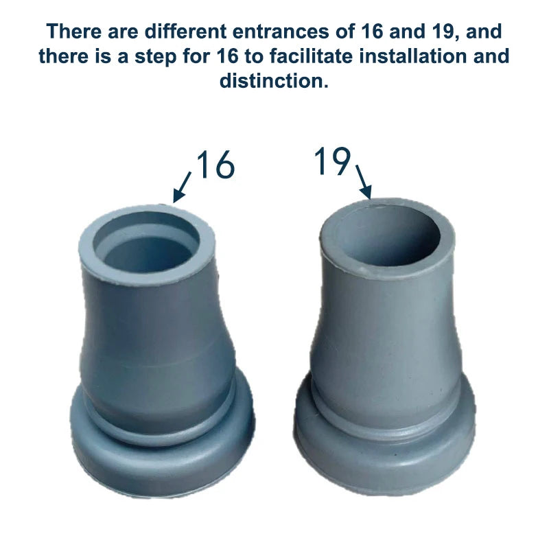 16/19mm Rubber Replacement Tips for Walking Canes & Crutches Cane Replacement Tip Qst