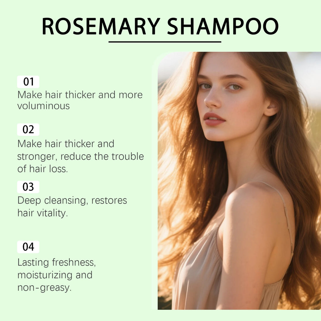 Rosemary Shampoo – Volumizing, Strengthening & Scalp Care Hair Care Shampoo Qst