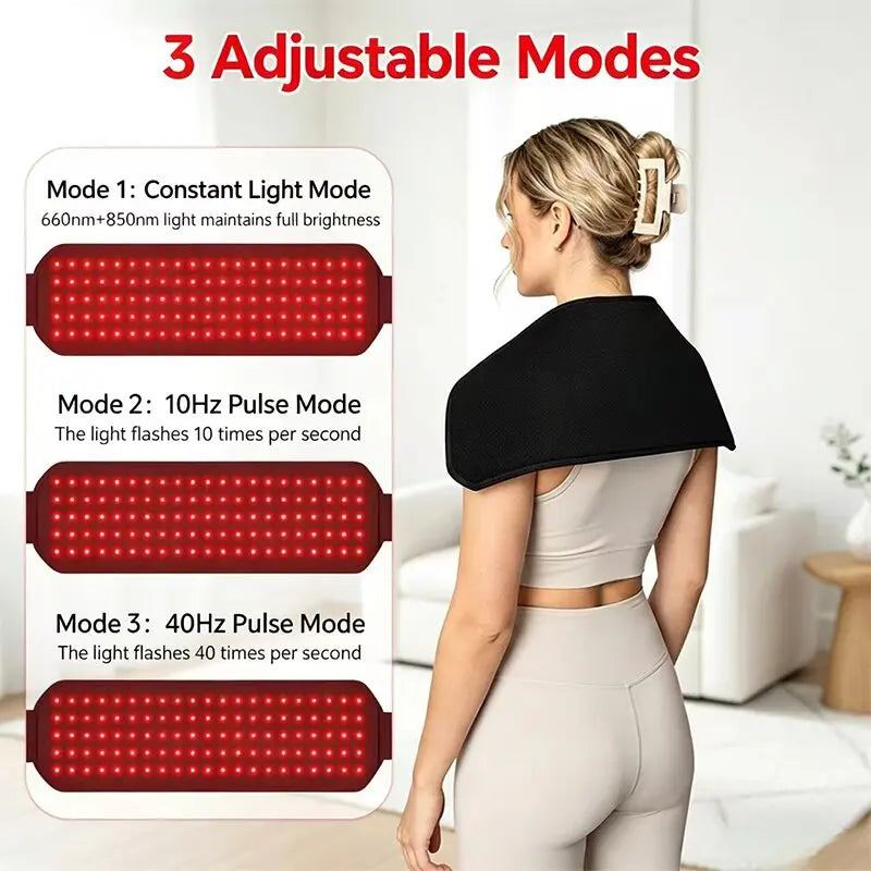 ZONGKUNG 105 LED Red Light Therapy Belt 660nm 850nm Red Light Therapy Belt Qst