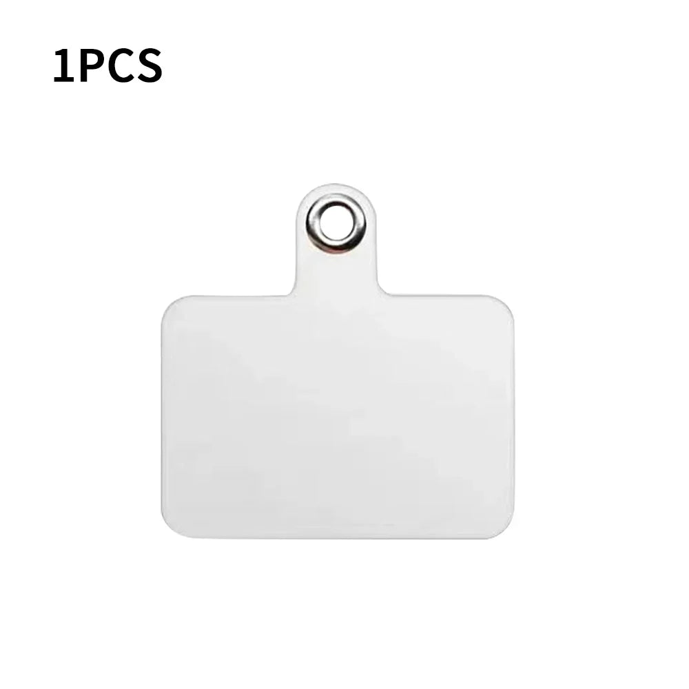 Universal Phone Lanyard Card Gasket Transparent Tether Patch Phone Lanyard Patch Qme 1 Pc