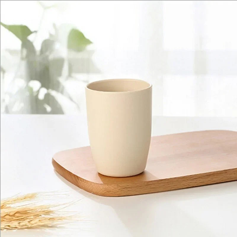 Plastic Mouthwash Rinsing Cup for Couples – 4 Colors Bathroom Rinsing Cup Qme