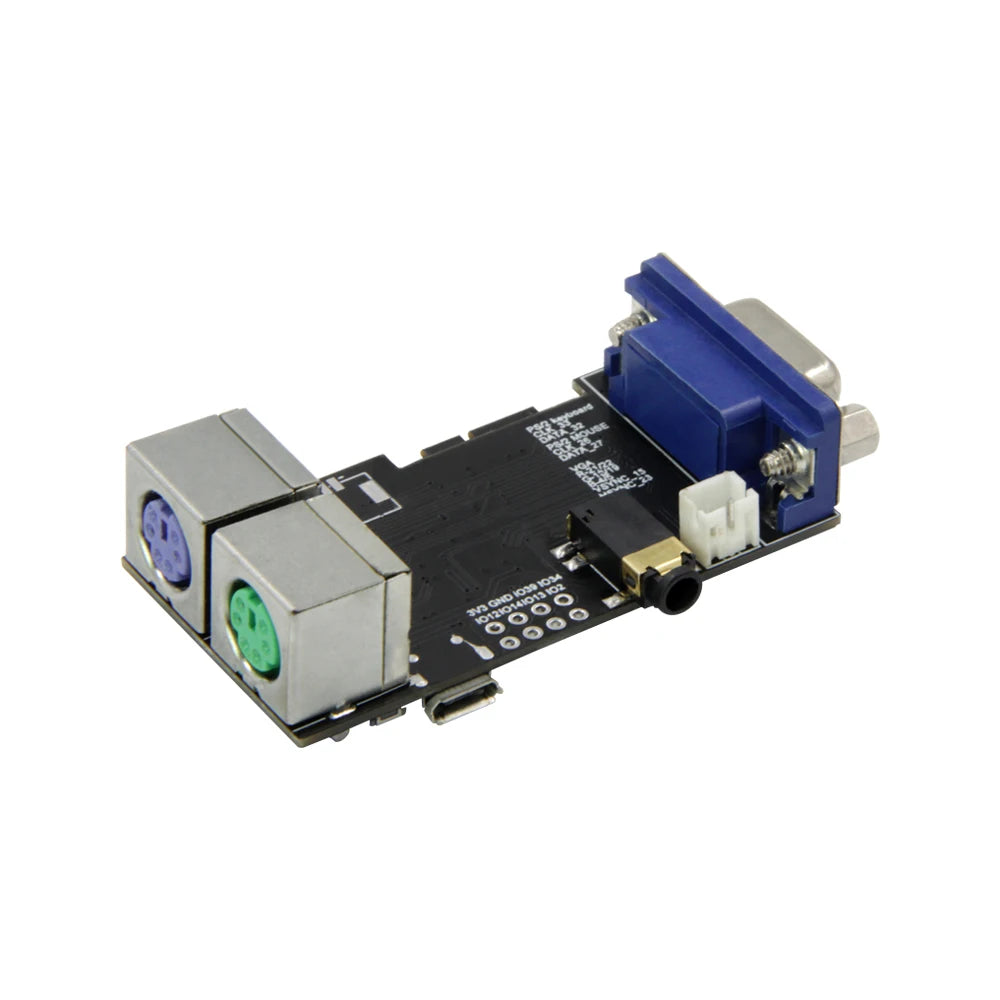 VGA32 V1.4 PS/2 Controller – Graphics, Game Engine & Terminal Microcontroller Dev Board Qst