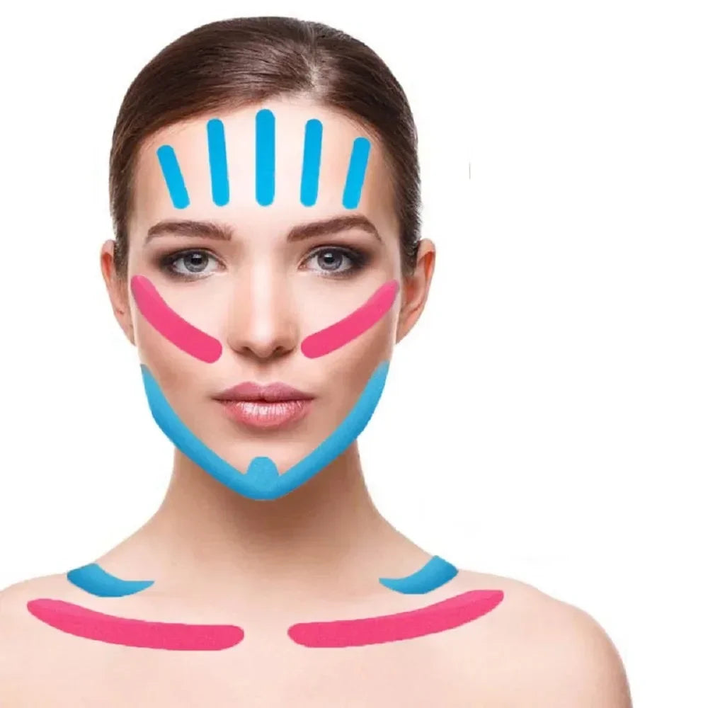 Kinesiology Face Lifting Tape – V Line, Neck & Eye Firming 5M Face Lifting Tape Qme