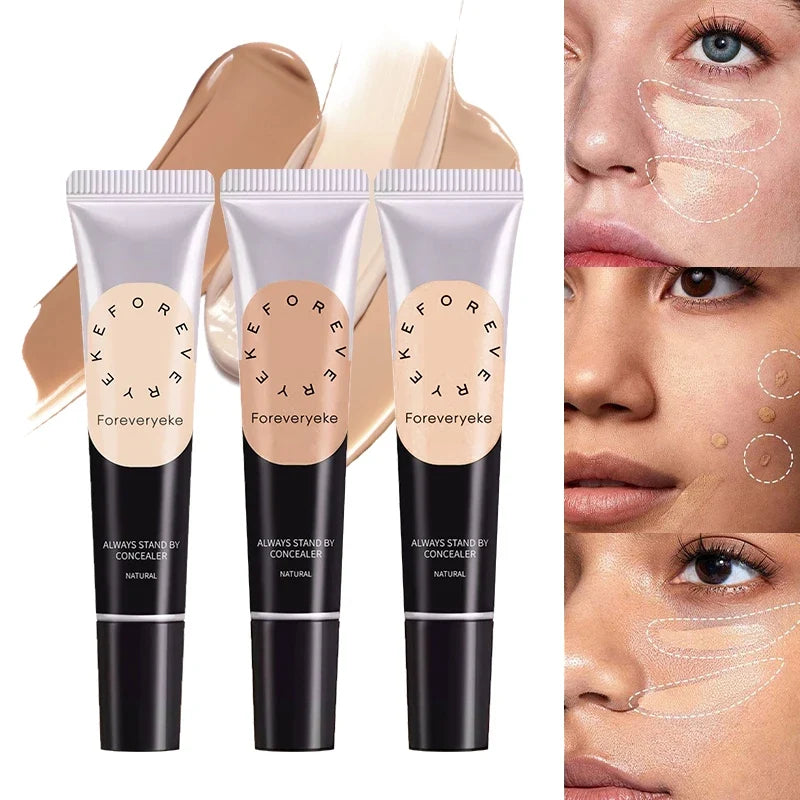 Qme Liquid Concealer – Full Coverage All-Day Wear | 3 Shades Liquid Concealer Qme