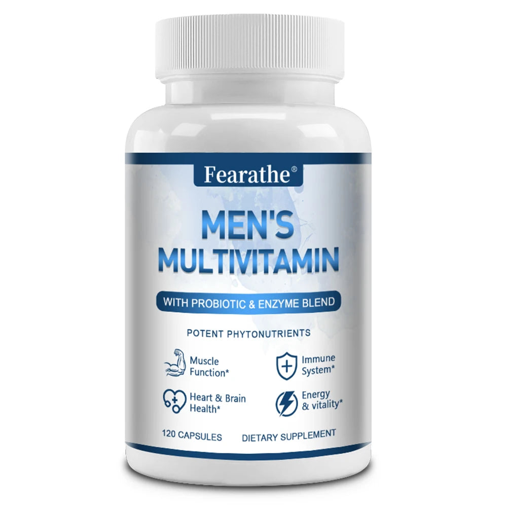 Men's Multivitamin & Multimineral Supplement | Fearathe Men's Multivitamin Qst 120 count-1 bottle