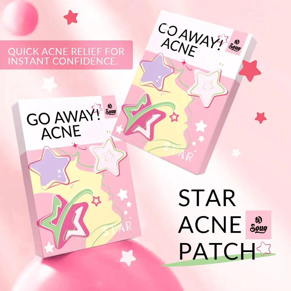 Cute Star Pimple Patches – 240pcs Invisible Spot Cover Pimple Patch Stickers Qme