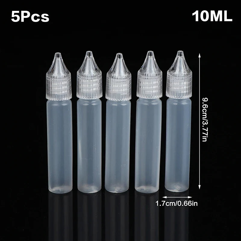 Refillable Pen-Shape Plastic Dropper Bottles for Ink & Pigments Refillable Dropper Bottles Qme 10ML
