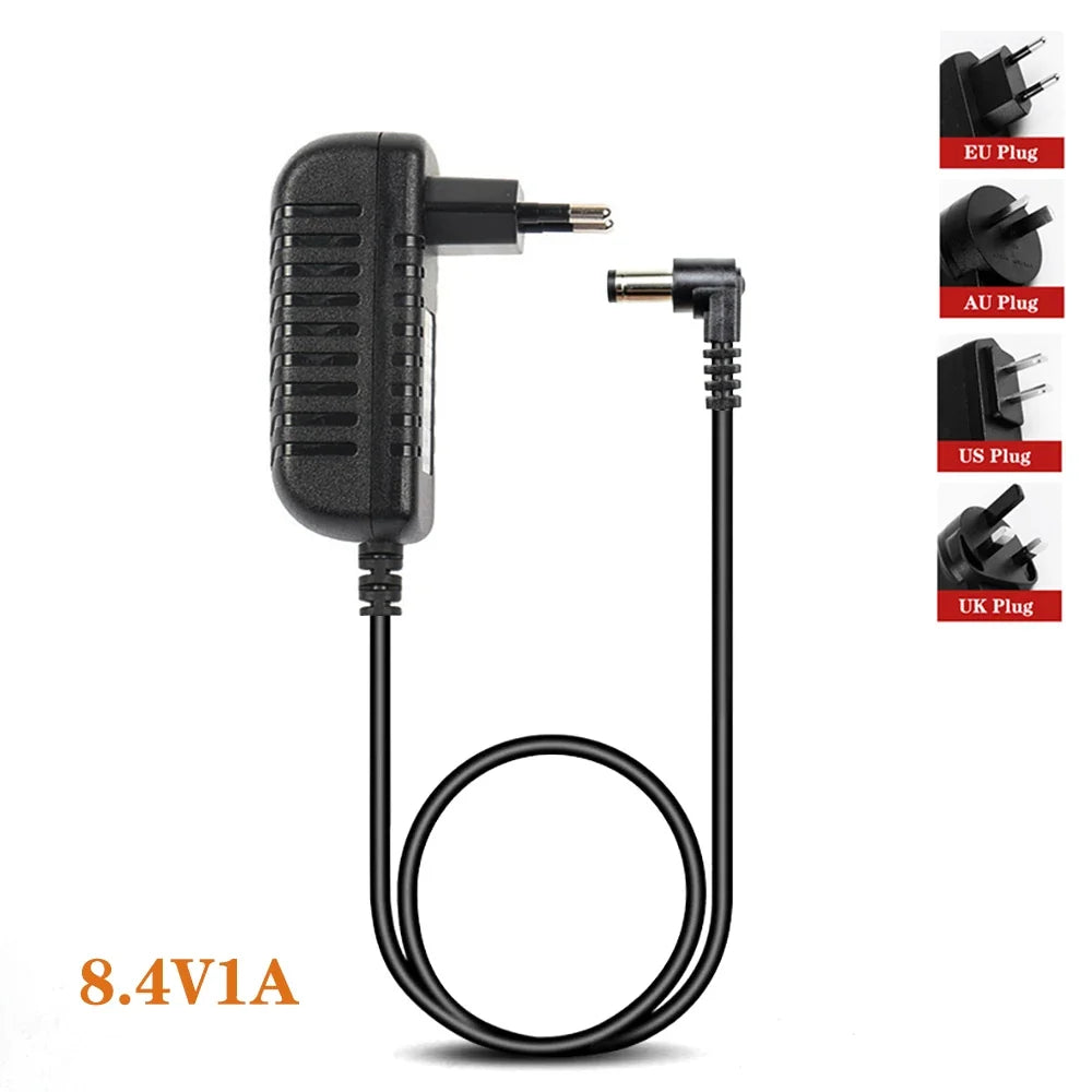 18650 Lithium Battery Charger Multi-Voltage 1A 2A 3A Lithium Battery Charger Qme 8.4V1A EU PLUG