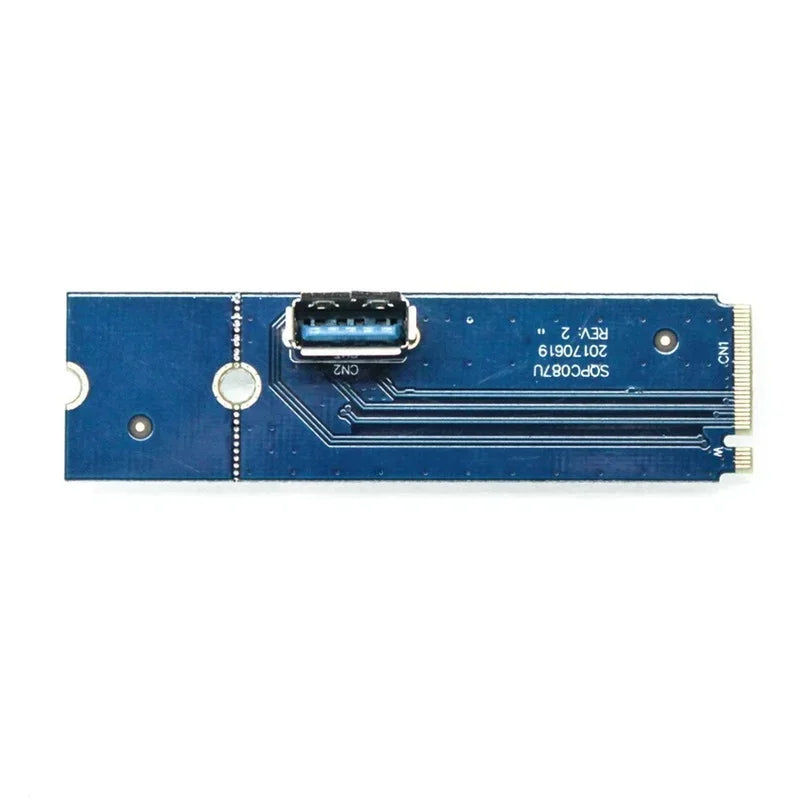NGFF M.2 to PCIe X16 Adapter Card & Graphics Extension Cable PCIe Riser Adapter Qme