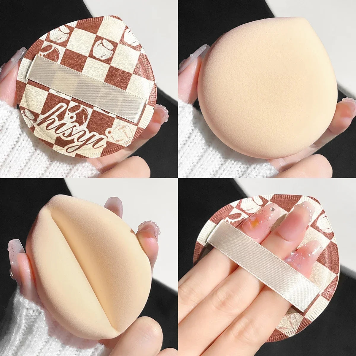 Korean Marshmallow Makeup Puff Sponge – Dry & Wet Use Makeup Puff Sponge Qme