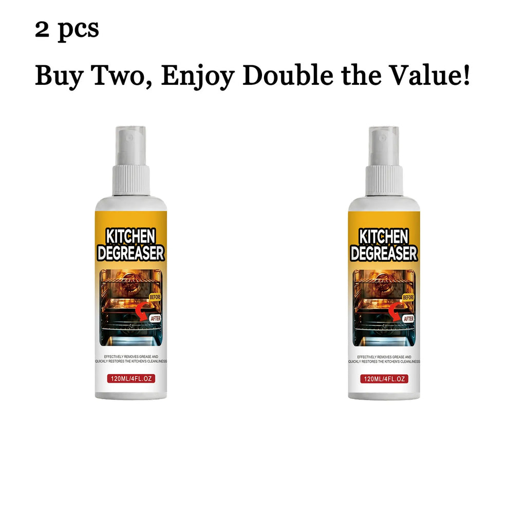120ml Kitchen Degreaser Spray – Deep Clean & Restore Gloss Kitchen Degreaser Spray Qst 2 pcs