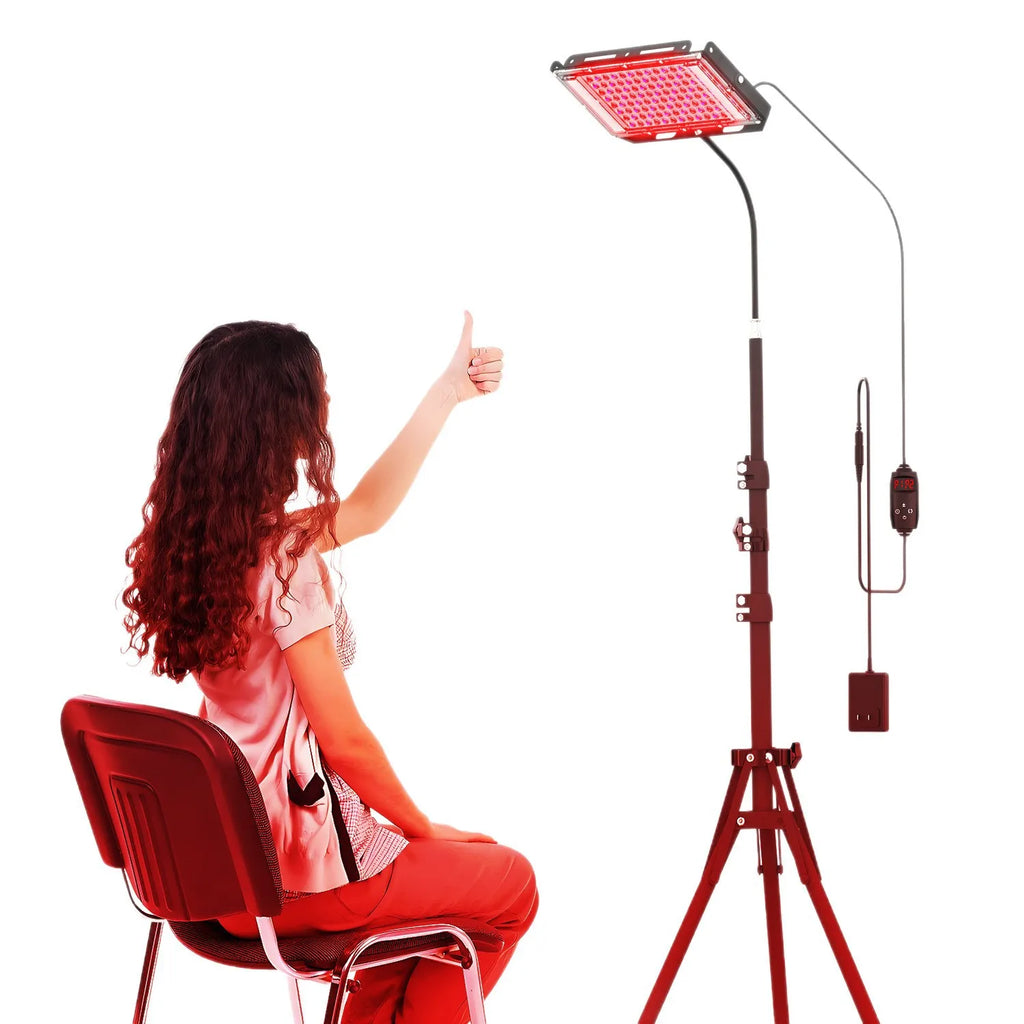 Red Light Therapy Panel 660nm 850nm Infrared LED with Stand Red Light Therapy Panel Qst