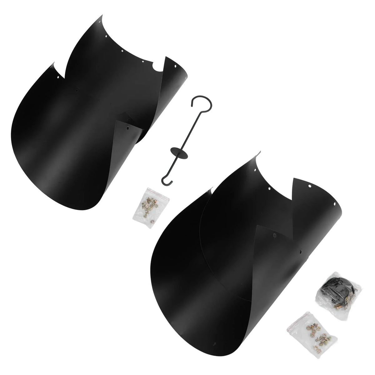 PVC Squirrel Baffle Bird Feeder Hanging Flapper Guard Bird Feeder Baffle Qme a