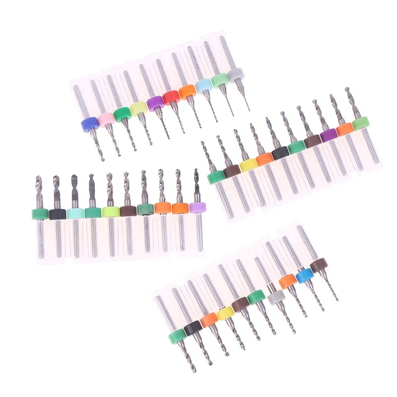 Tungsten Carbide PCB Drill Bits | Multi-Size CNC Micro Set PCB Micro Drill Bits Qme