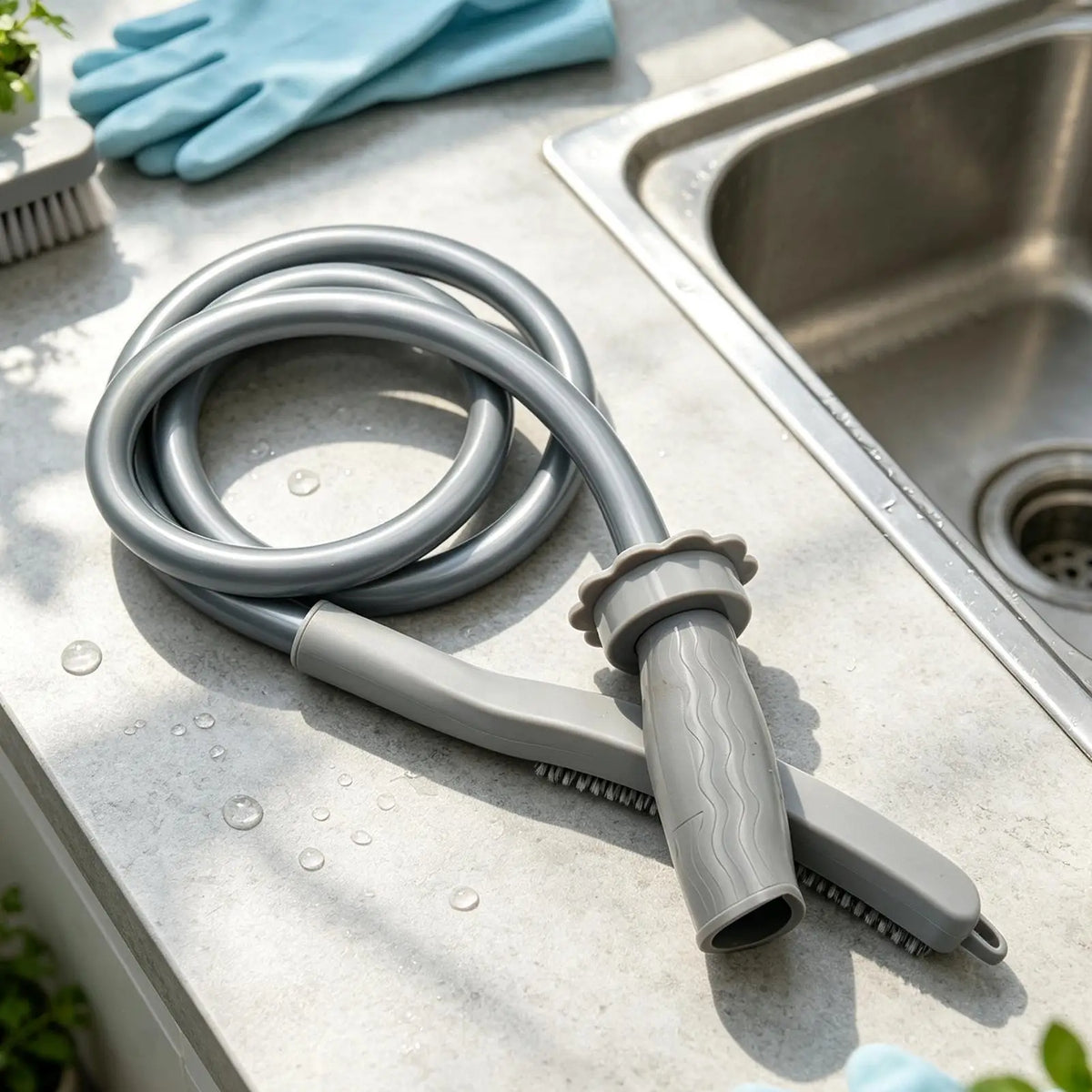 Portable Dog Shower Attachment with Hose – Indoor & Outdoor Dog Shower Sprayer Qme