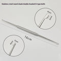 Stainless Steel D-Shaped Nose Blade – Double & Single Head Precision Blade Tool Qme c