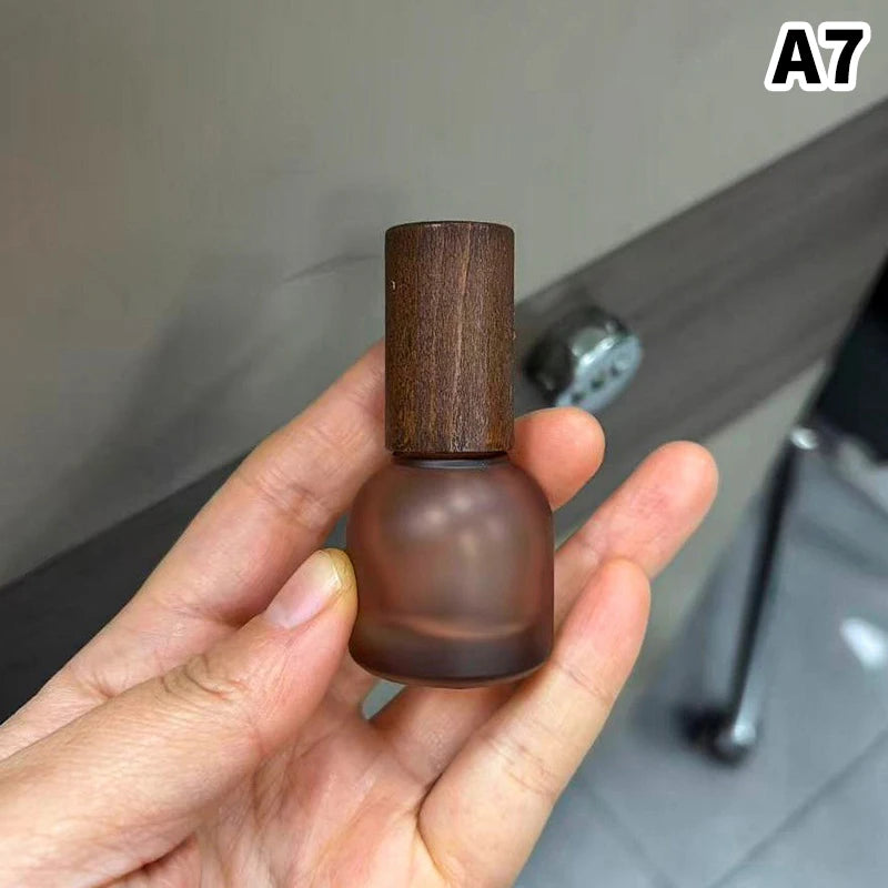 10ml Glass Roller Bottle – Refillable Perfume & Essential Oil Vial Roller Bottle Qst Coffee 2