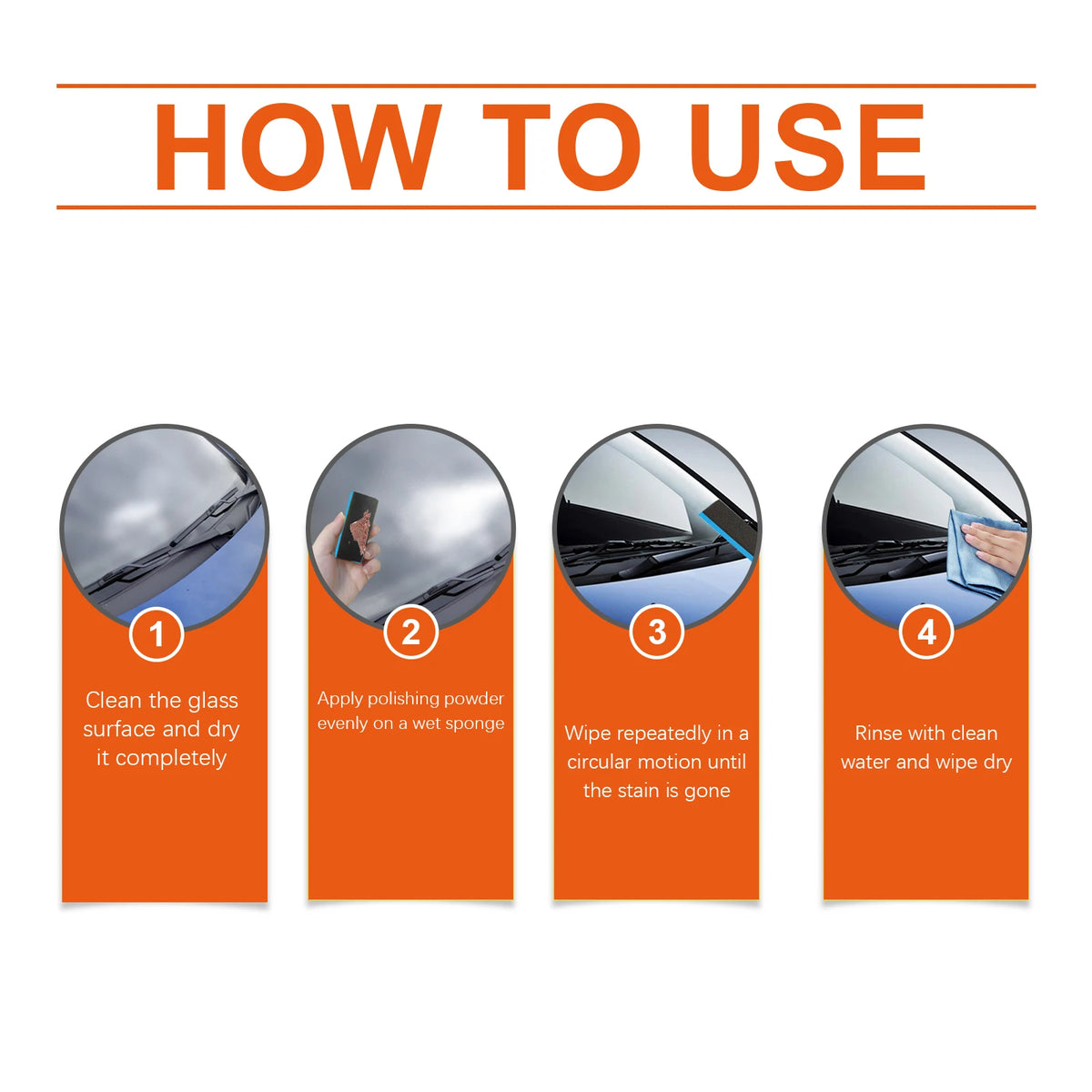 Rayhong Car Glass Polishing Powder – Cerium Oxide Cleaner Car Glass Polish Qst