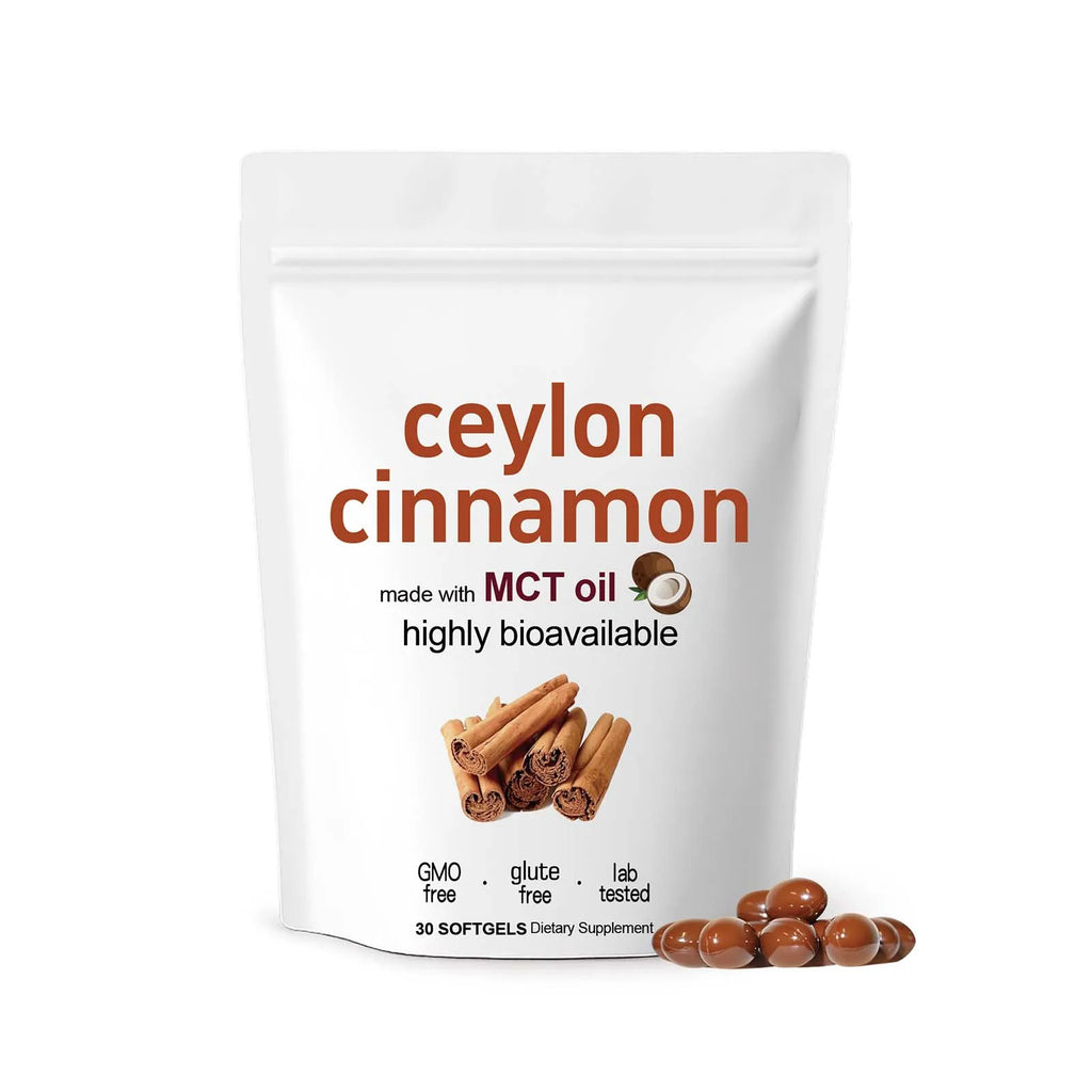 Docteat Ceylon Cinnamon Softgels – 30 Capsules | Antioxidant Herbal Supplement Qst Default Title