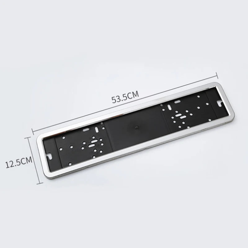 Universal Car License Plate Holder Frame – Secure Lock License Plate Frame Qst