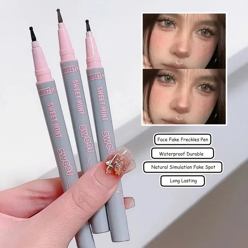 Natural Lifelike Freckle Makeup Pen | Liquid Round Tip, 2 Shades Freckle Makeup Pen Qme