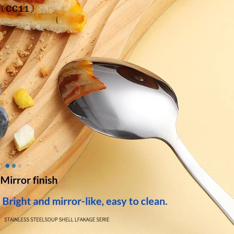 Stainless Steel Coffee Spoons with Ceramic Handles | Qme Coffee Spoons Qme