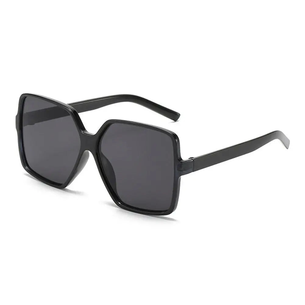 Vintage Square Sunglasses – Big Frame Unisex Retro Shades Retro Sunglasses Qme B