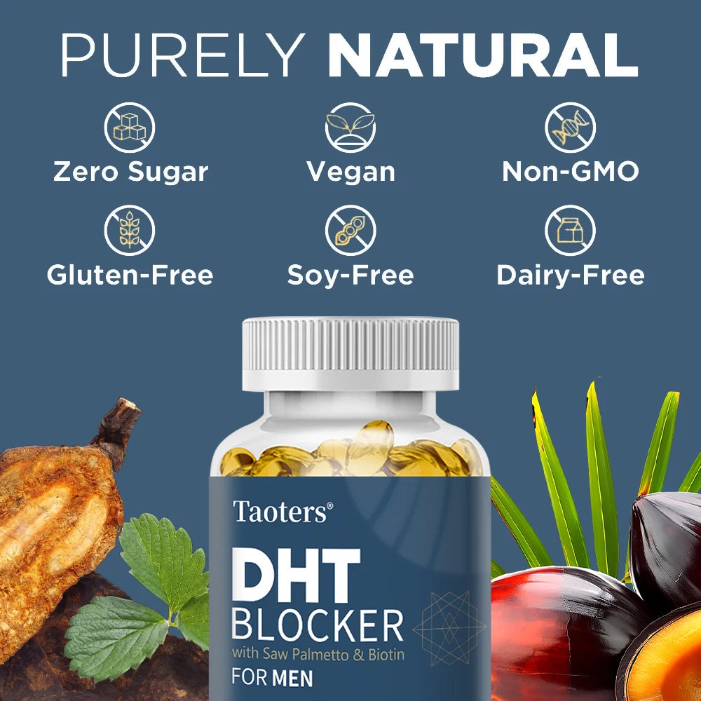 DHT Blocker Hair Growth Supplement – Saw Palmetto & Biotin Hair Growth Supplement Qst