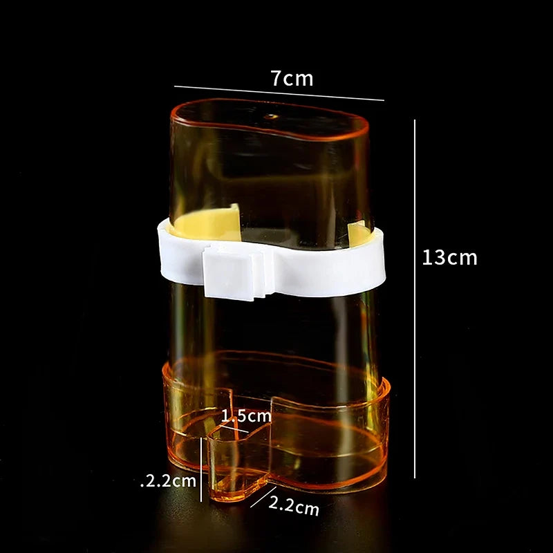 Bird Cage Feeder & Water Dispenser for Parrots & Parakeets 2pk Bird Cage Feeder Qme