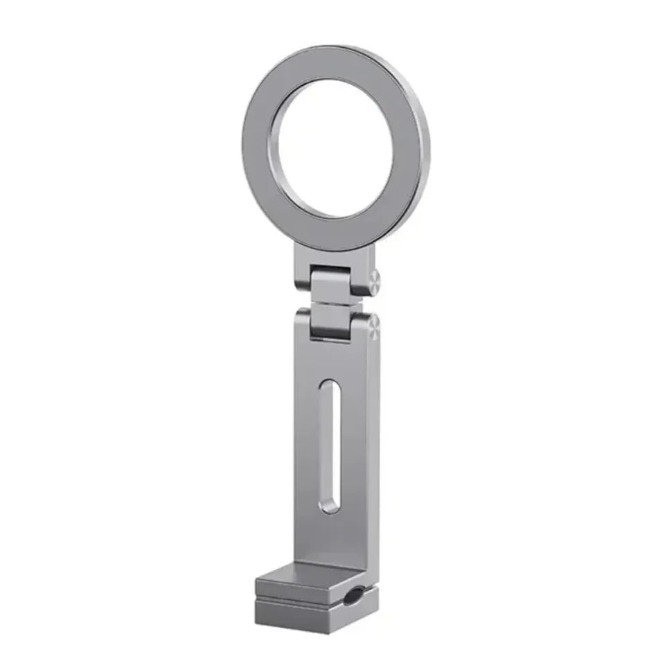 Adjustable Universal Magnetic Phone Holder | Flexible Travel Mount Magnetic Phone Mount Qme Silver