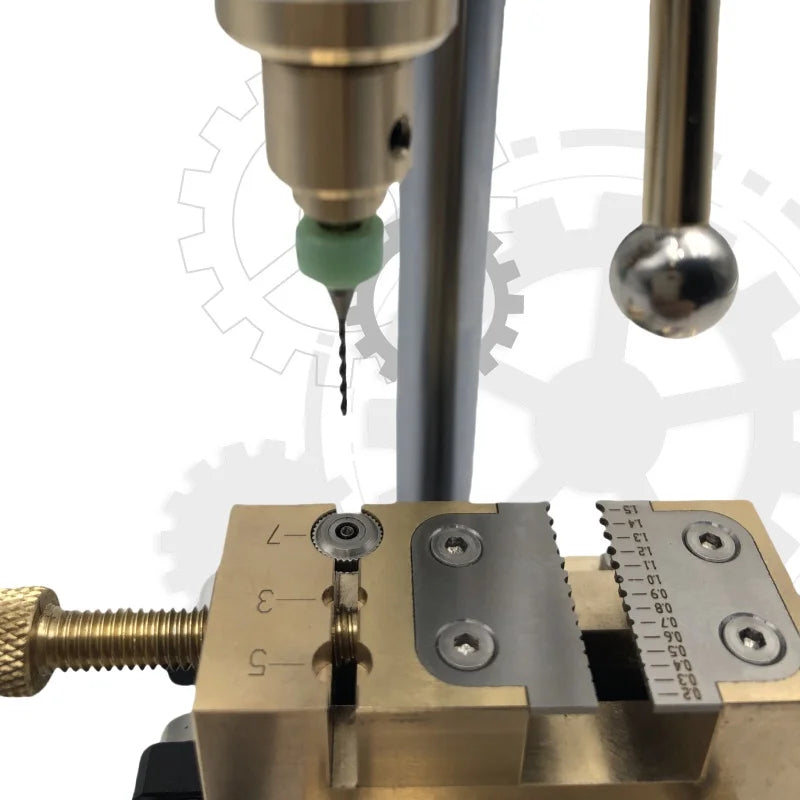 Watchmaker Precision Bench Drill & Crown Punch Tool Set Watchmaker Bench Tool Qme