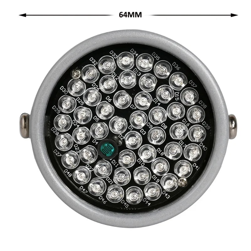12V 4-LED IR Fill Light Auto Sensor – Infrared Lamp IR Surveillance Lamp Qme