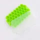 Honeycomb Silicone Ice Cube Tray 37-Grid with Lid | Food Grade Silicone Ice Cube Tray Qme green