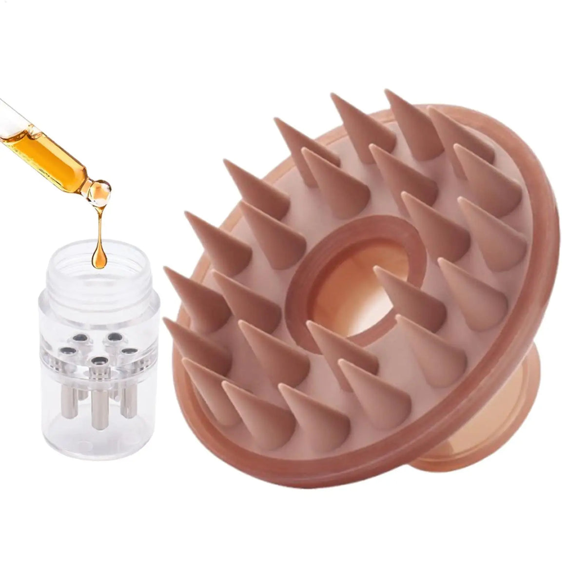 Silicone Scalp Massager Shampoo Brush – Bath Hair Tool Scalp Massager Brush Qme