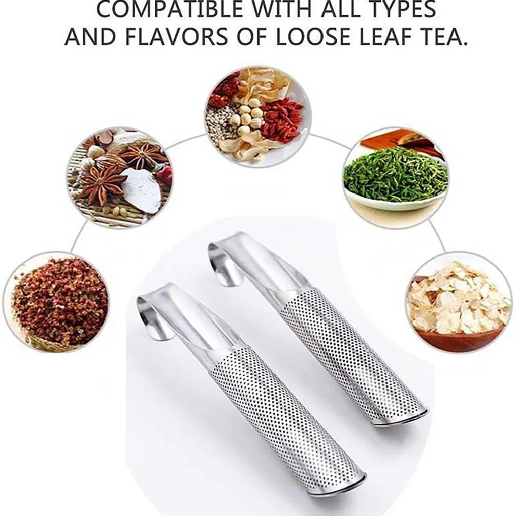 Stainless Steel Tea Infuser & Spice Strainer – Loose Leaf Tea Tea Infuser Strainer Qme