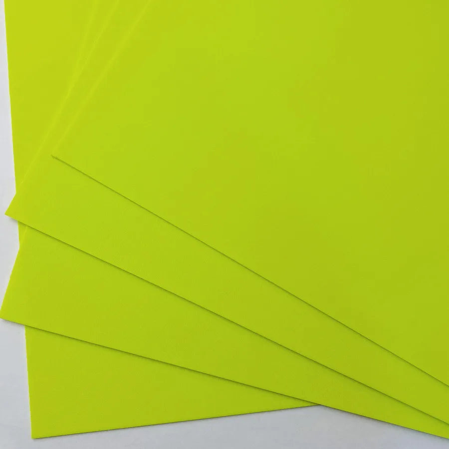 Kydex Thermoplastic Sheet for Knife Sheath & Holster Making Thermoplastic Sheet Qst Fluorescent Green 300x300x1.5mm