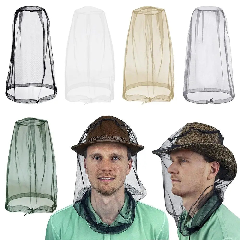 Lightweight Breathable Mesh Mosquito Head Net | 6 Colors Mosquito Head Net Qme