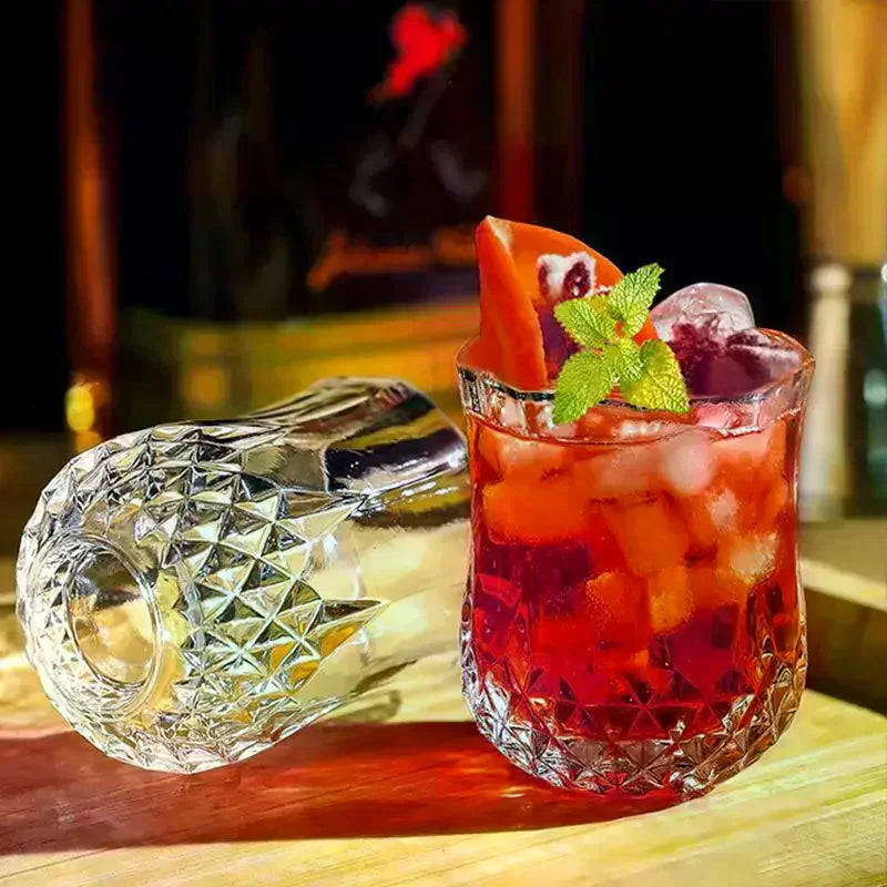 Diamond Cut Plastic Wine Cups | European Retro Style 3oz Plastic Wine Cups Qme